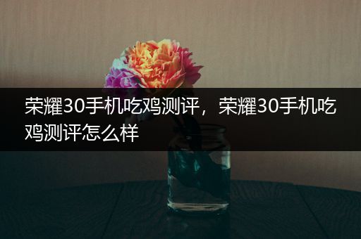 荣耀30手机吃鸡测评，荣耀30手机吃鸡测评怎么样