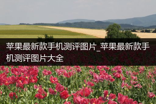 苹果最新款手机测评图片_苹果最新款手机测评图片大全