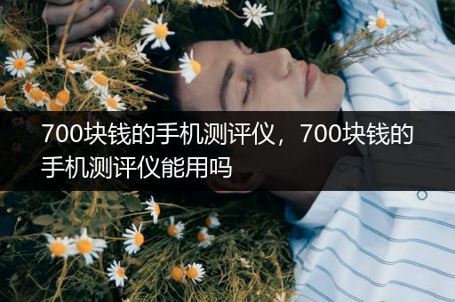 700块钱的手机测评仪，700块钱的手机测评仪能用吗