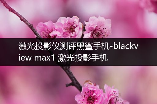 激光投影仪测评黑鲨手机-blackview max1 激光投影手机